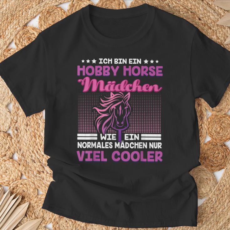 Ich Bin Ein Hobby Horse Mädchen Hobby Horsing T-Shirt Geschenke für alte Männer