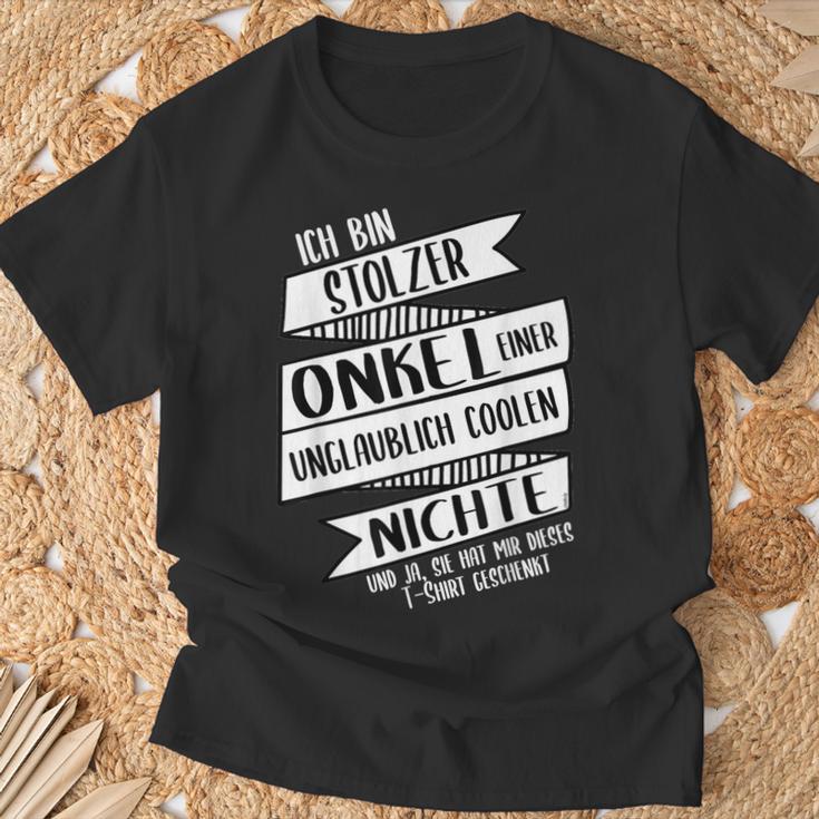 Ich Bin Stolzer Onkel Einer Coole Niche T-Shirt Geschenke für alte Männer