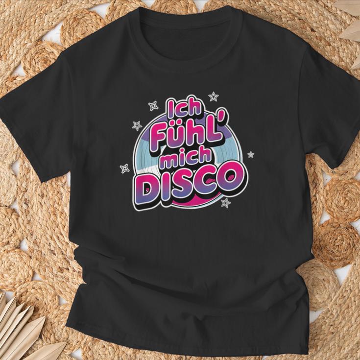 Ich Fühl Mich Disco Ball Apres Ski Malle Party T-Shirt Geschenke für alte Männer