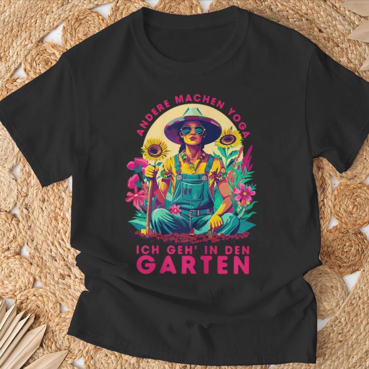 Ich Geh In Den Gartenliebhaber Mother's Day Mum Gardener T-Shirt Geschenke für alte Männer