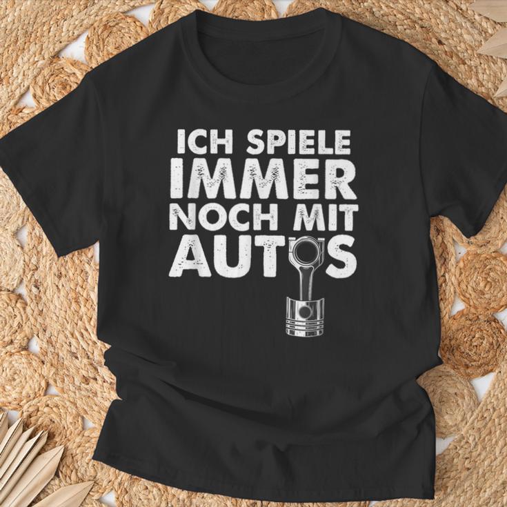 Ich Spiele Immer Noch Mit Autos T-Shirt Geschenke für alte Männer