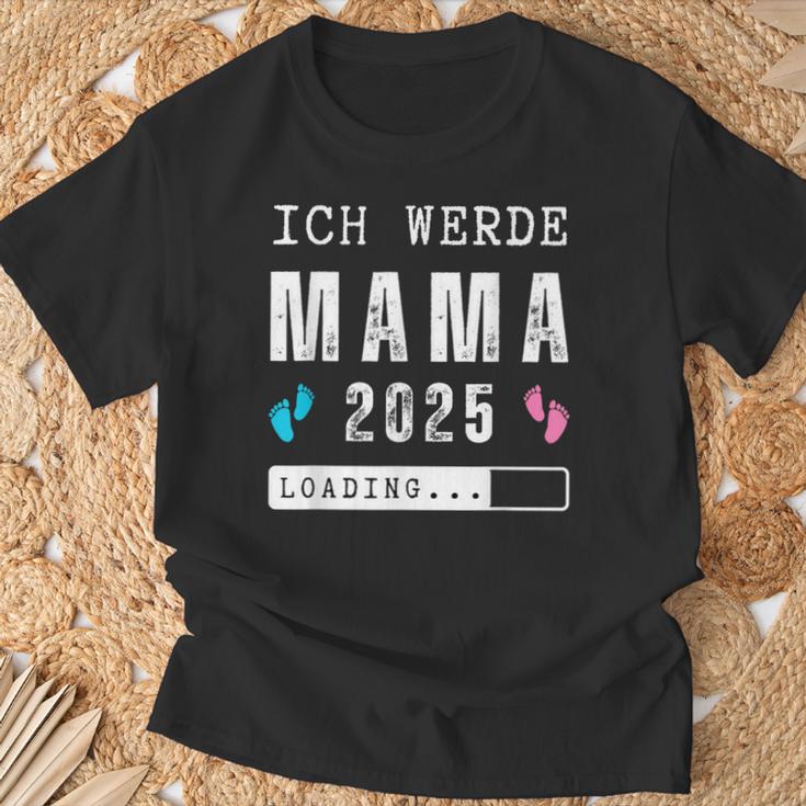 Ich Werde Mama 2025 Mama 2025 Loading T-Shirt Geschenke für alte Männer