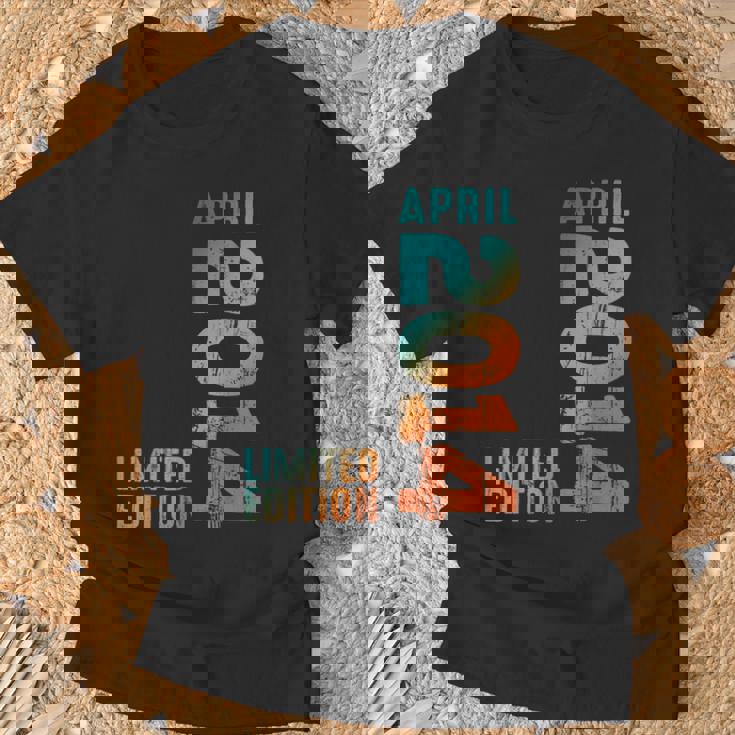 Impresionante Edición Limitada Abril 2014 Retro 2014Intage 2014 Camiseta unisex Regalos para ancianos