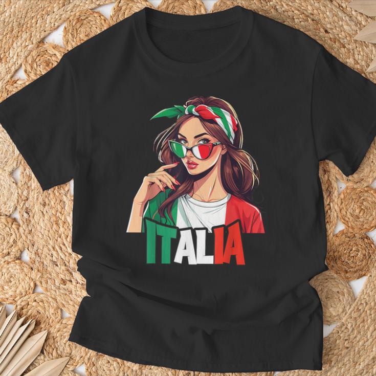 Italy Flag Woman Sunglasses Girls Italy & Italia T-Shirt Geschenke für alte Männer