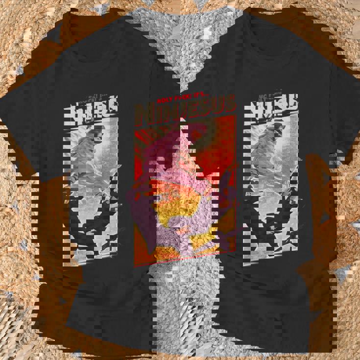 It's Ninjesus 80S Action Movie Parodie Drôle Chrétien Jésus T-Shirt Cadeaux pour les vieillards