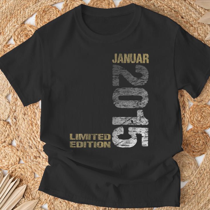 January 2015 Boy Girl 10Th Birthday Limited Edition T-Shirt Geschenke für alte Männer