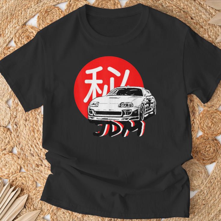 Jdm Cars Motorsport Supra Jdm Coche Motorsport Idea De Regalo Camiseta unisex Regalos para ancianos