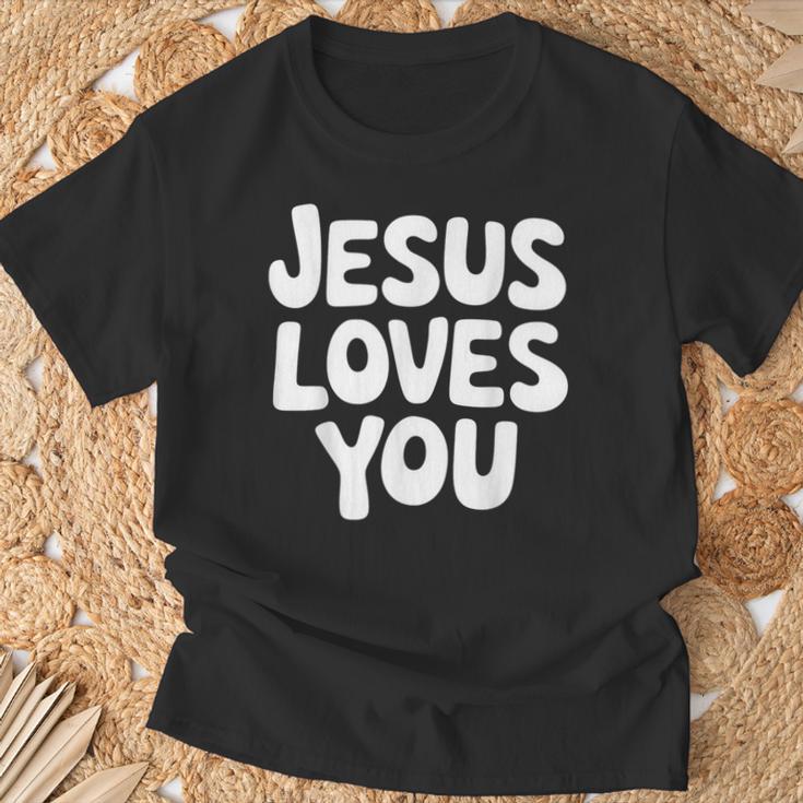 Jesus Christianity Christ Cross Cross T-Shirt Geschenke für alte Männer