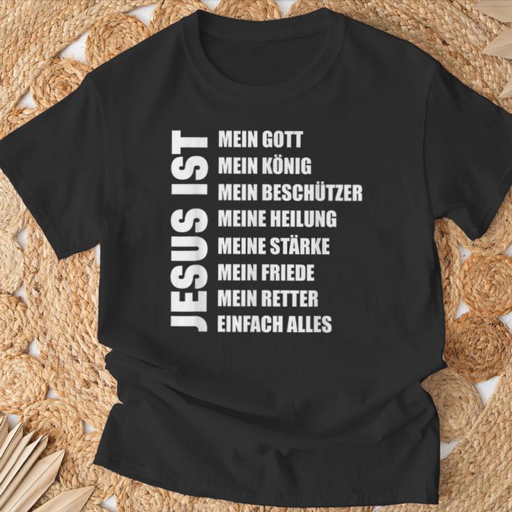 Jesus Christian Church Religion God Idea T-Shirt Geschenke für alte Männer