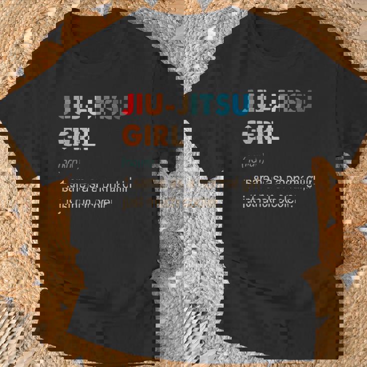 Jiu-Jitsu Girl Definition Jiu-Jitsu Regalo Para Niñas Camiseta unisex Regalos para ancianos