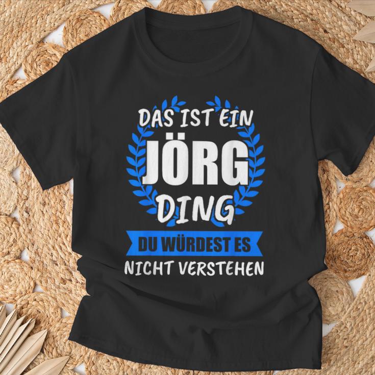 Jörg Name First Name Nickname T-Shirt Geschenke für alte Männer