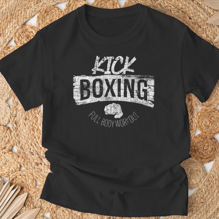 Kickboxing Boxer Kickboxer Kick Boxing T-Shirt Geschenke für alte Männer