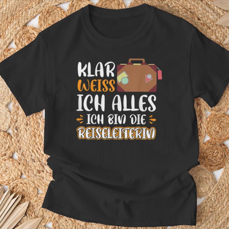 Klar Weiß Ich Alles Ich Bin Die Reiseleiterin S T-Shirt Geschenke für alte Männer