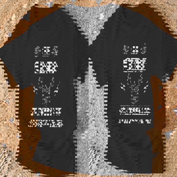Le Cerf M'appelle Humour Chasseur Cerf Homme Drole T-Shirt Cadeaux pour les vieillards