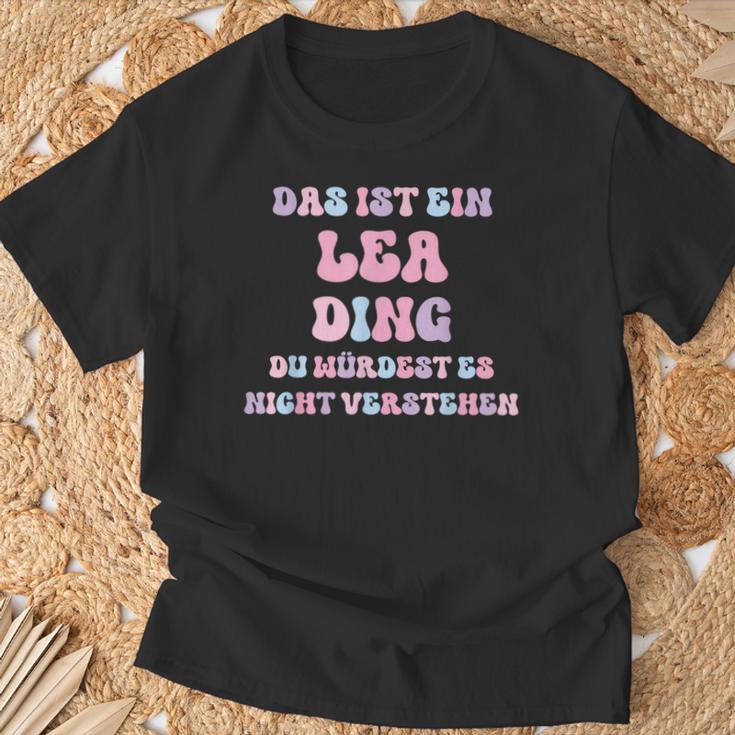 Lea Saying First Name Birthday T-Shirt Geschenke für alte Männer