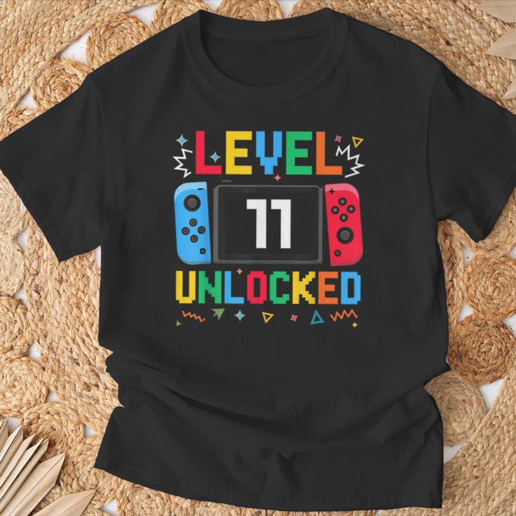 Level 11 Unlocked Gamer Shirt 11 Yrs Old Bday 11th Birthday