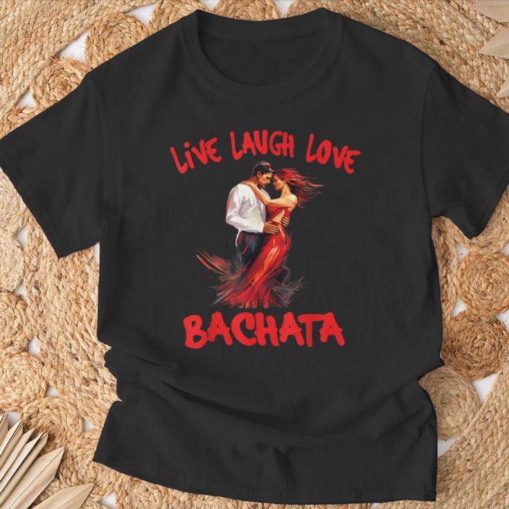 Live Laugh Love Bachata T-Shirt Geschenke für alte Männer