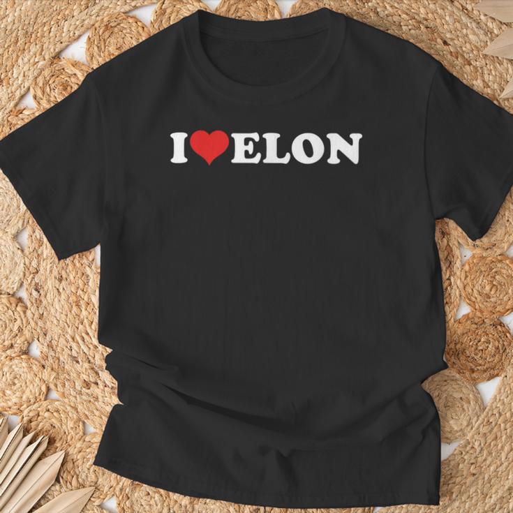 I Love Elon T-Shirt Geschenke für alte Männer