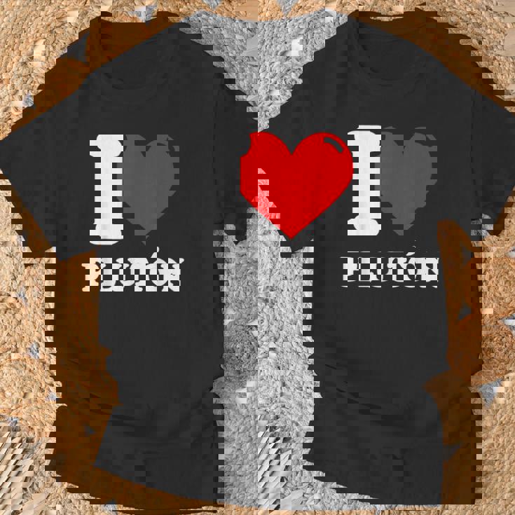I Love Plutón Camiseta unisex Regalos para ancianos