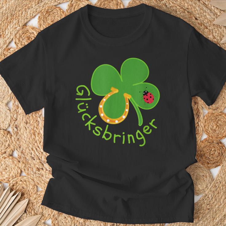 Lucky Charm Ladybird Clover Leaf For Friends Good Luck T-Shirt Geschenke für alte Männer