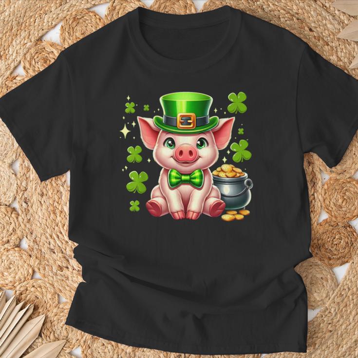 Lucky Pig New Year's Eve Pig New Year Lucky Pigs T-Shirt Geschenke für alte Männer