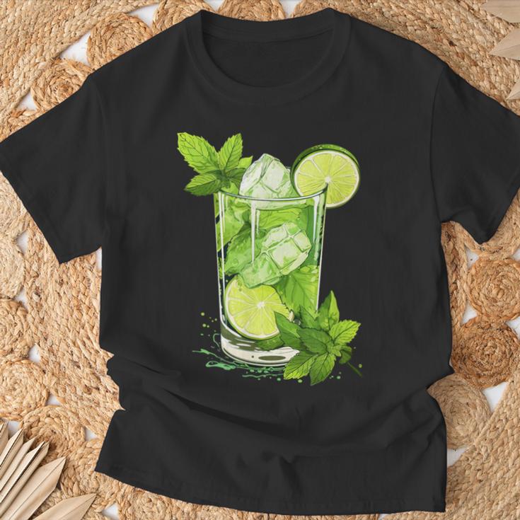 Lustige Kubanische Nacht Mit Diesem Coolen Mojito-Cocktail-Kostüm T-Shirt Geschenke für alte Männer