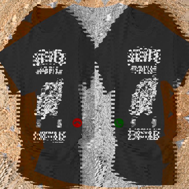 Ma Moto M'appelle Moto Gp Courses Motos Motard Humour T-Shirt Cadeaux pour les vieillards