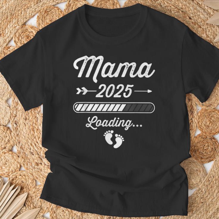 Mama 2025 Loading For Future Mother Pregnancy T-Shirt Geschenke für alte Männer