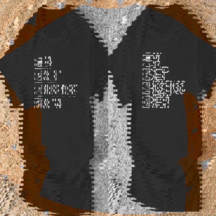 Mangez La Musique De Dortoir Edm Dj House Music T-Shirt Cadeaux pour les vieillards