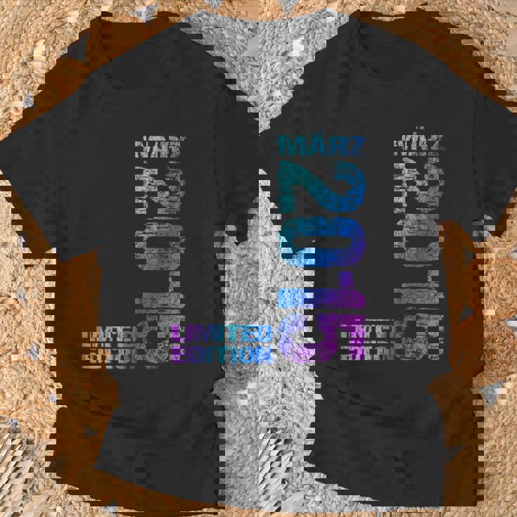 March 2009 Boy Girl 8Th Birthday Limited Edition 8 T-Shirt Geschenke für alte Männer