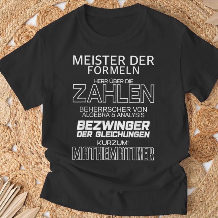 Mathematics Maths Sayings T-Shirt Geschenke für alte Männer