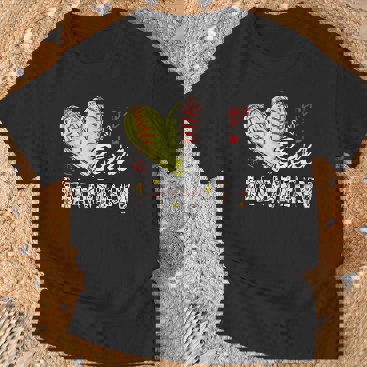 Mawmaw Of Both Baseball Softball Mother's Day For Family T-Shirt Gifts for Old Men