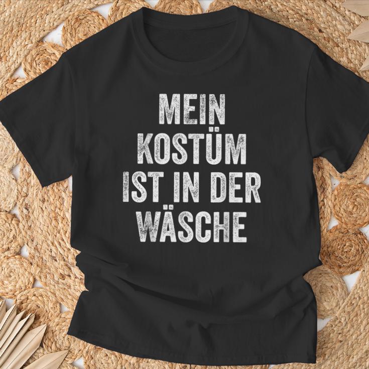 Mein Costume Ist In Der Wäsche Carnival Man Fancy Dress T-Shirt Geschenke für alte Männer