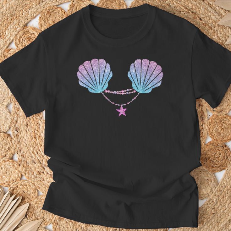 Mermaid I Shell Bra Bikini Costume I Beautiful Shell T-Shirt Geschenke für alte Männer