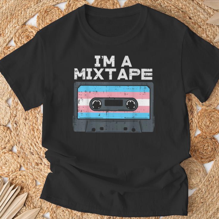 Im A Mixtape Transgender Casette Tape Trans Pride Flag Lgbt T-Shirt Geschenke für alte Männer