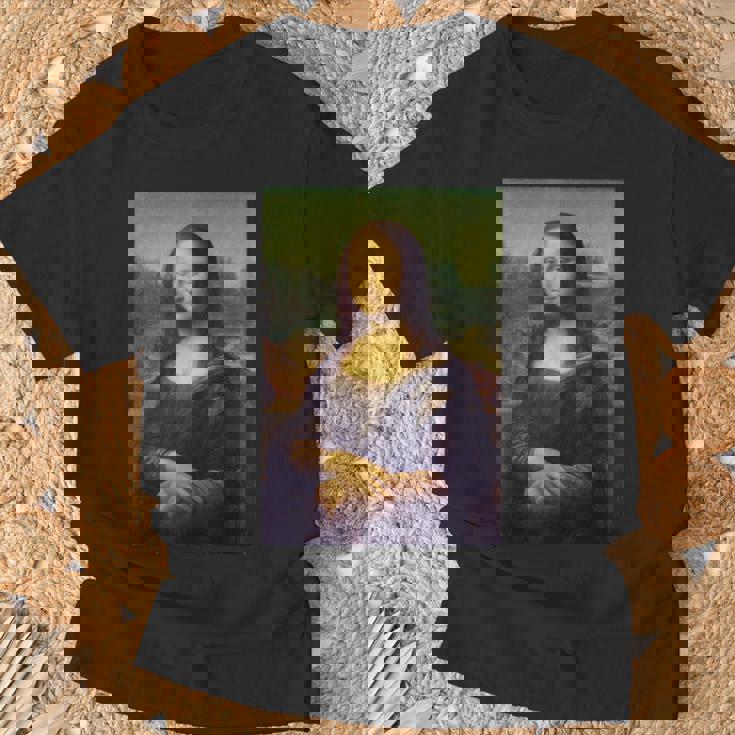 Mona Lisa Leonardo Dainci Historia Del Arte Arte Renacimiento Camiseta unisex Regalos para ancianos