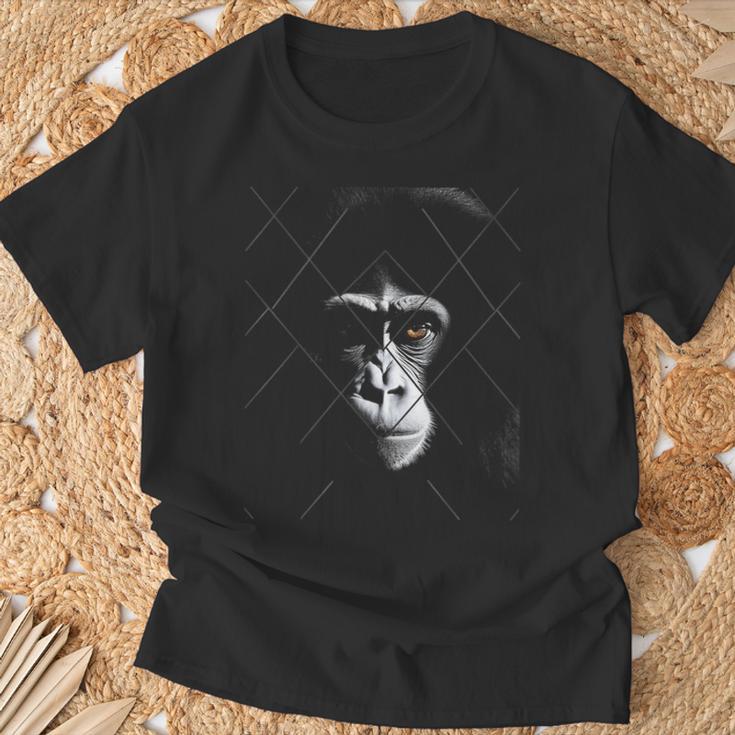 Mono Animal Motivo Arte Mono Camiseta unisex Regalos para ancianos