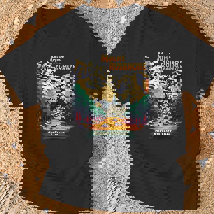 Mount Rushmore South Dakota T-Shirt Gifts for Old Men