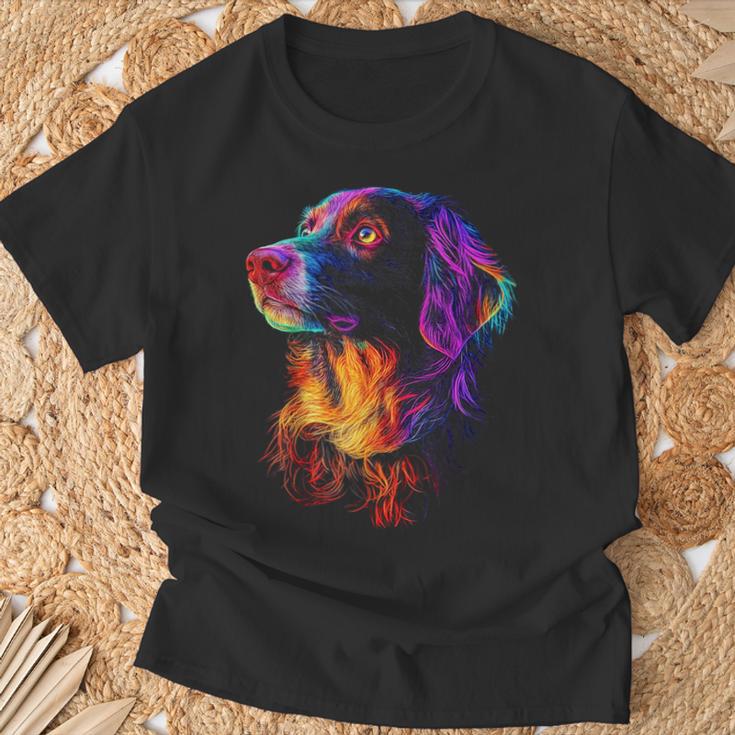 Munsterlander Dog Graphic Pet Colourful Munsterlander T-Shirt Geschenke für alte Männer