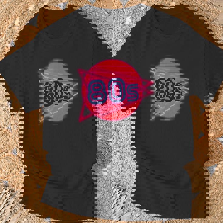 Nacido En Los Años 80 Neon Light Disco Música Cumpleaños Punk Music Camiseta unisex Regalos para ancianos