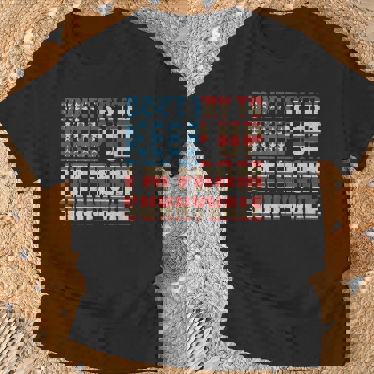 N'essayez Pas De Suivre Laille Natale De Sunnyvale En Californie T-Shirt Cadeaux pour les vieillards