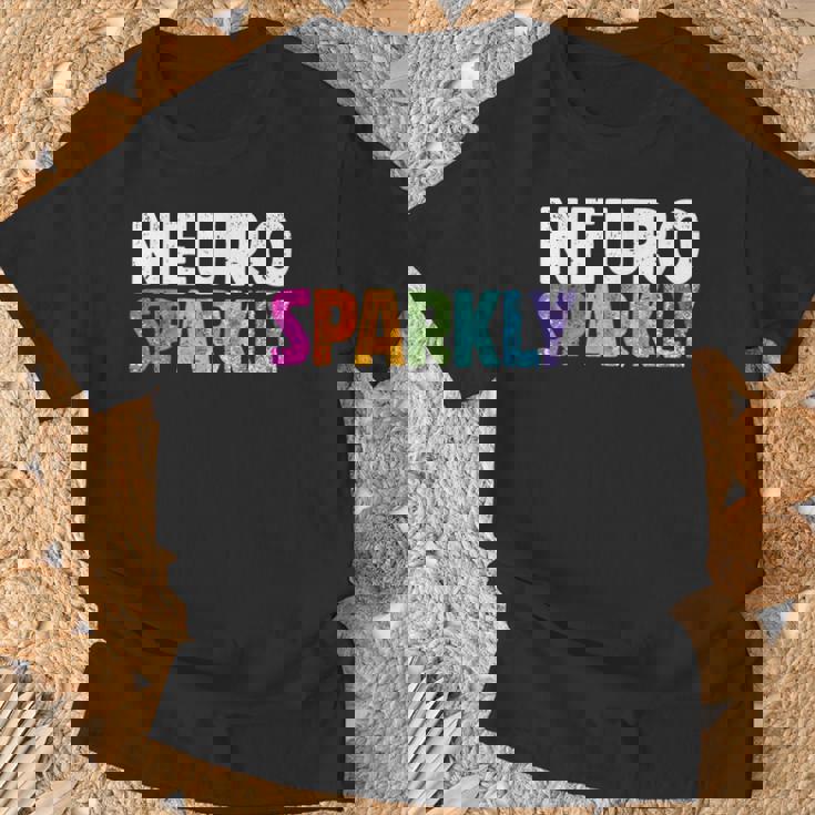 Neuro Sparkly Sped Teacher Autism Awareness Neurodiversity T-Shirt Gifts for Old Men