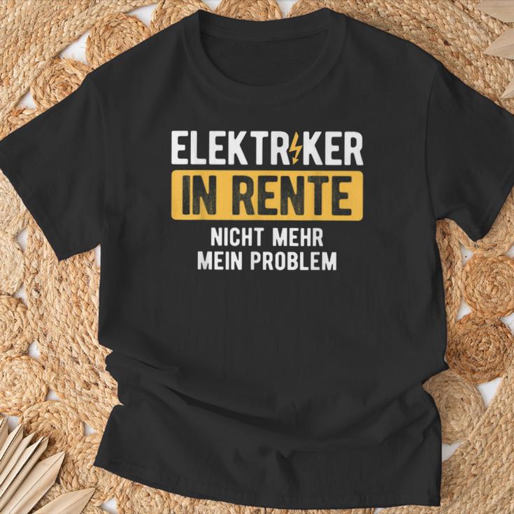 Nicht Mehr Problem Rente Craftsman Electricians T-Shirt Geschenke für alte Männer