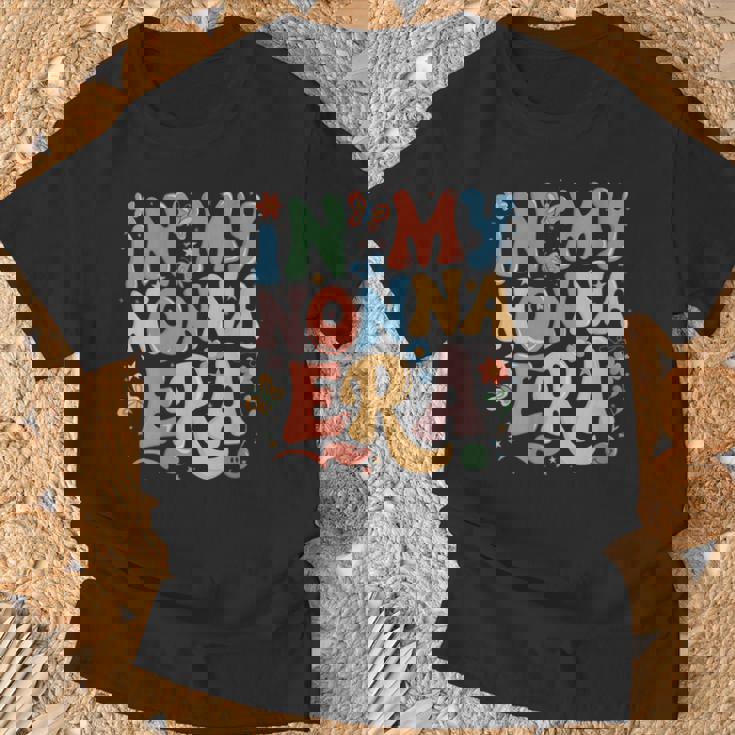 In My Nonna Era Retro Groovy Nonna Butterfly T-Shirt Gifts for Old Men