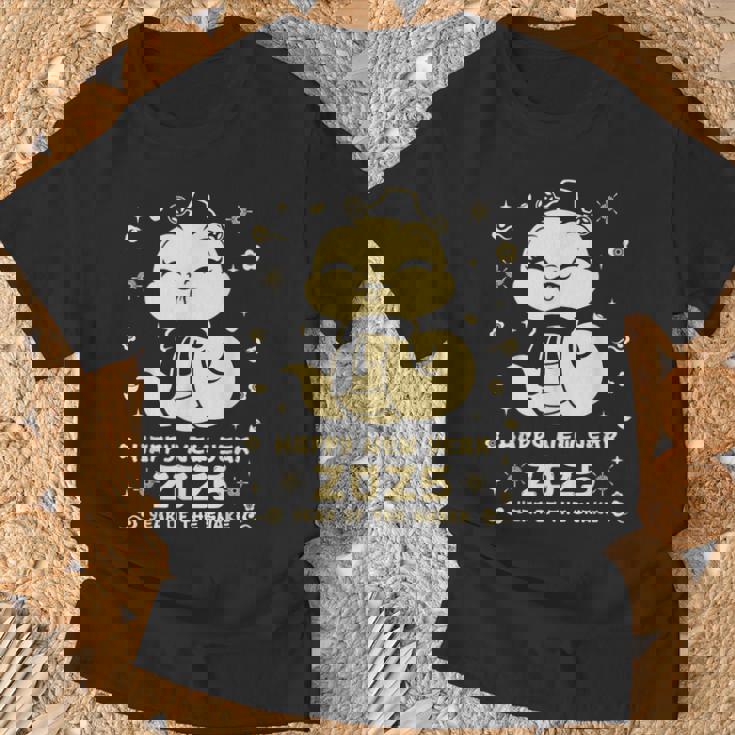 Nouvel An Lunaire 2025 Année Du Serpent Chinois Asiatiqueietnamien T-Shirt Cadeaux pour les vieillards