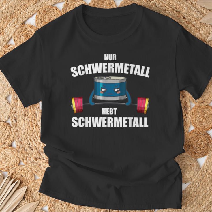 Nur Schwermetall Hebt Schwermetall T-Shirt Geschenke für alte Männer