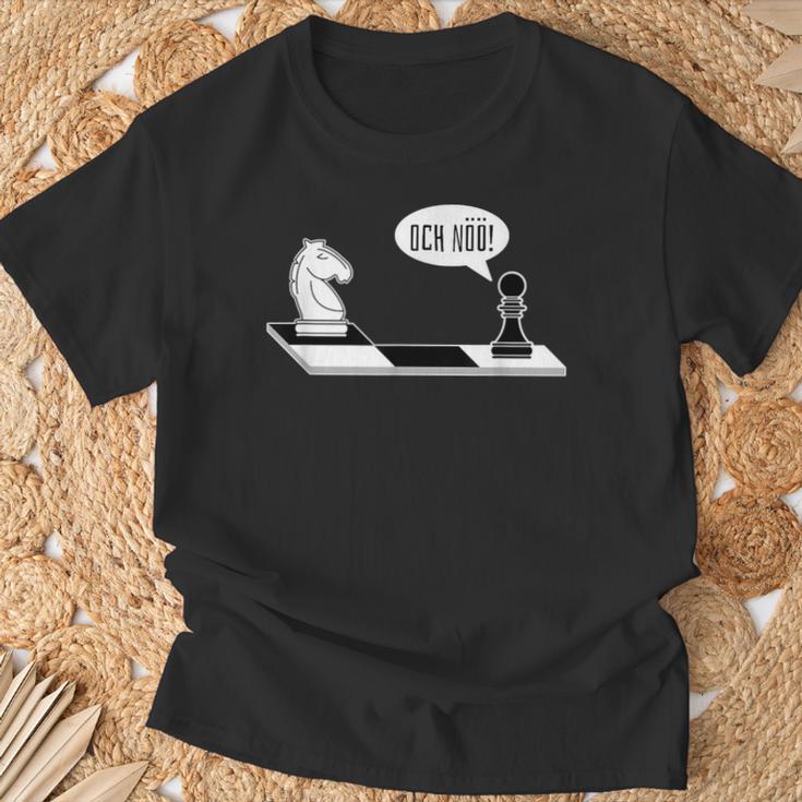 Och Nöö Chess Player T-Shirt Geschenke für alte Männer