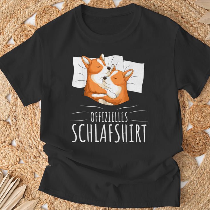 Official Corgi Dog Sleep T-Shirt Geschenke für alte Männer