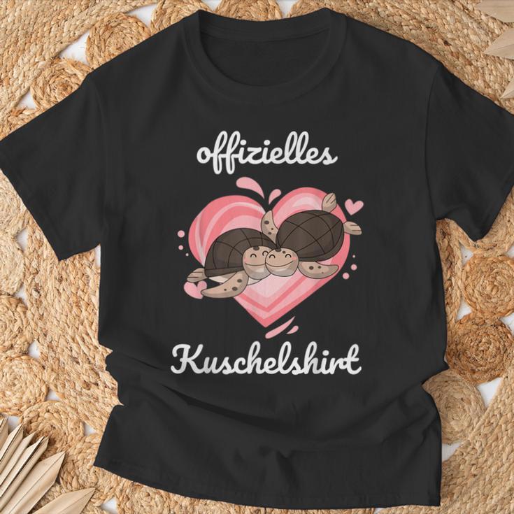 Official Cuddly Turtle Pyjamas Love Partner T-Shirt Geschenke für alte Männer