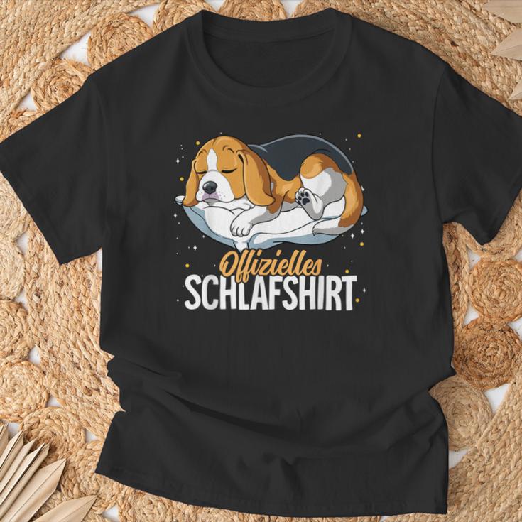 Official Sleep Beagle T-Shirt Geschenke für alte Männer